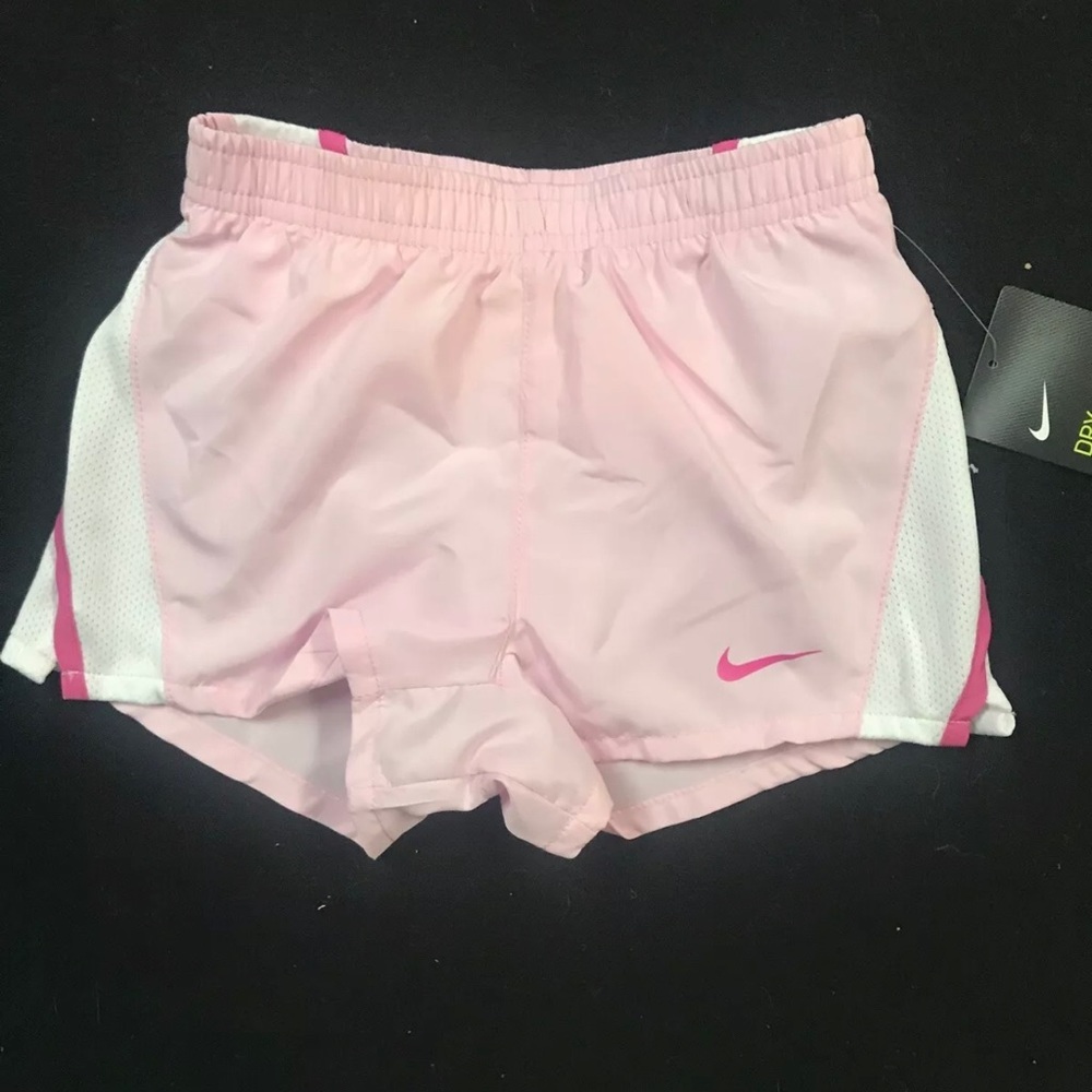 Nike Shorts Tempo Running Dri-Fit Fully Lined Toddler Girl NWT Pink Foam
